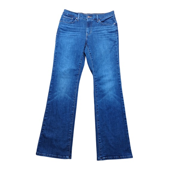 Levi's Denim - Levi's Classic Bootcut Jeans Womens 6M W28 L32 Blue Excellent Stretch Denim